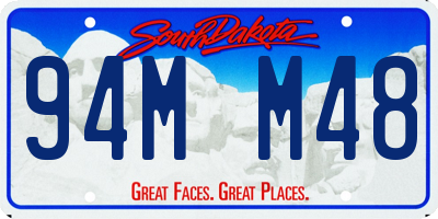 SD license plate 94MM48