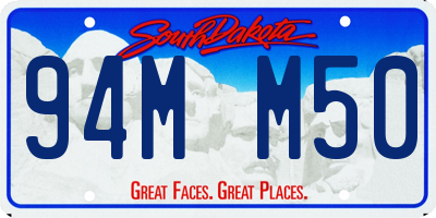 SD license plate 94MM50