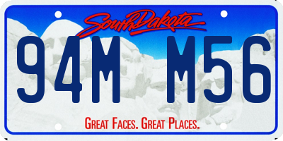 SD license plate 94MM56