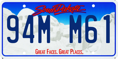 SD license plate 94MM61