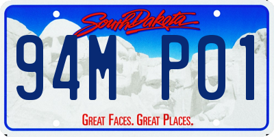 SD license plate 94MP01