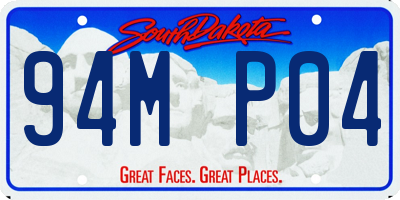SD license plate 94MP04