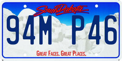 SD license plate 94MP46