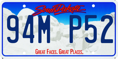 SD license plate 94MP52