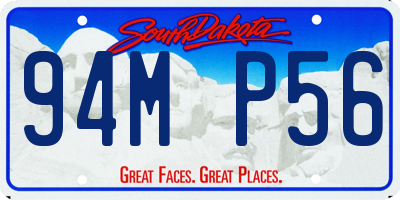 SD license plate 94MP56