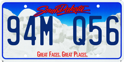 SD license plate 94MQ56