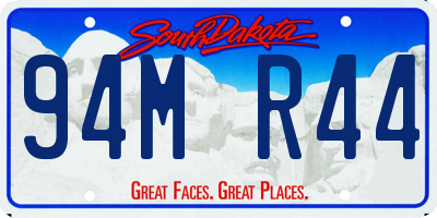 SD license plate 94MR44