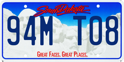 SD license plate 94MT08