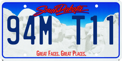 SD license plate 94MT11