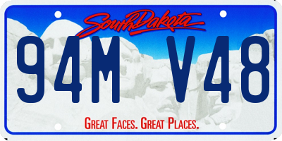 SD license plate 94MV48