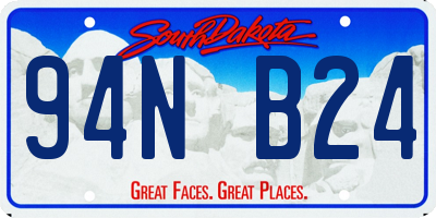 SD license plate 94NB24