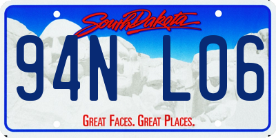SD license plate 94NL06