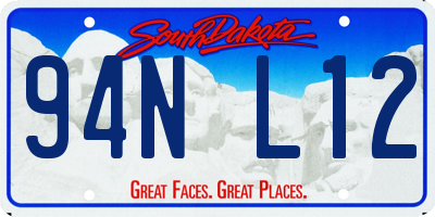 SD license plate 94NL12