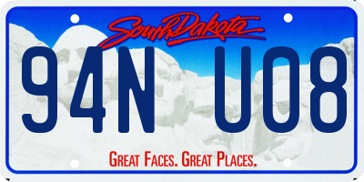 SD license plate 94NU08
