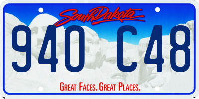 SD license plate 94OC48