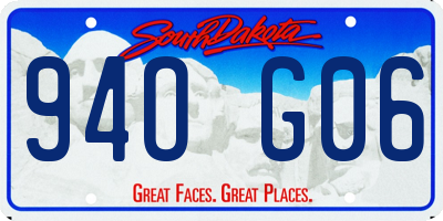 SD license plate 94OG06