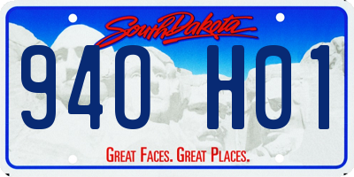 SD license plate 94OH01