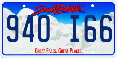 SD license plate 94OI66
