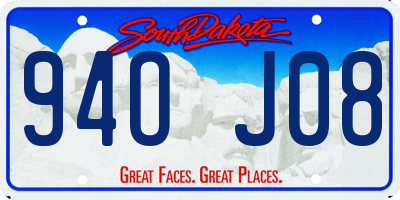 SD license plate 94OJ08