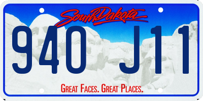 SD license plate 94OJ11