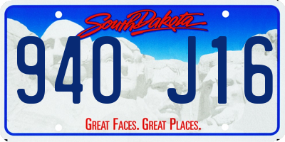 SD license plate 94OJ16