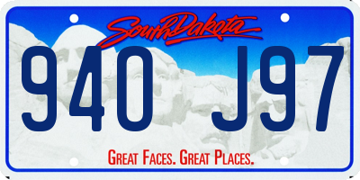 SD license plate 94OJ97