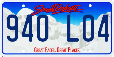 SD license plate 94OL04