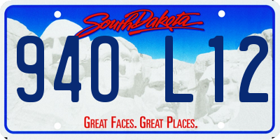 SD license plate 94OL12