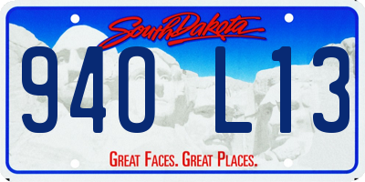 SD license plate 94OL13