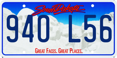 SD license plate 94OL56