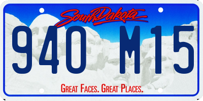 SD license plate 94OM15