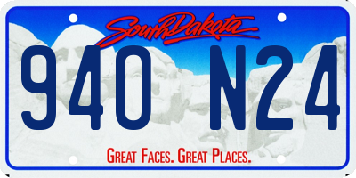 SD license plate 94ON24