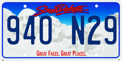 SD license plate 94ON29