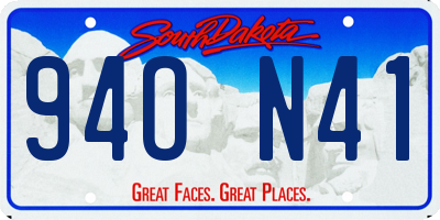 SD license plate 94ON41