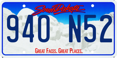 SD license plate 94ON52