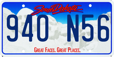 SD license plate 94ON56