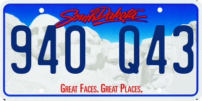 SD license plate 94OQ43