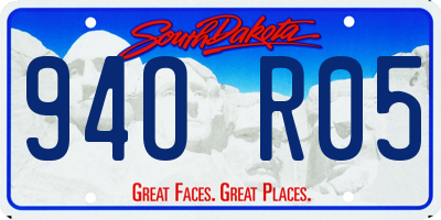 SD license plate 94OR05