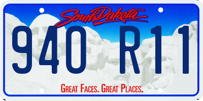 SD license plate 94OR11