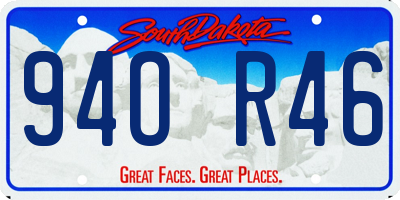 SD license plate 94OR46