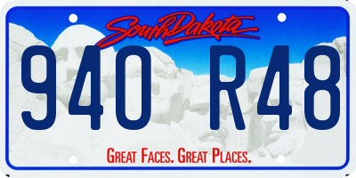 SD license plate 94OR48