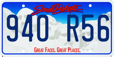 SD license plate 94OR56