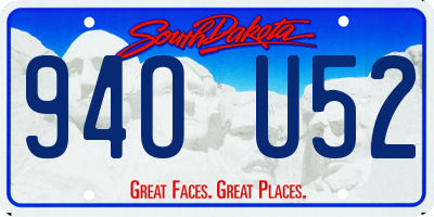 SD license plate 94OU52