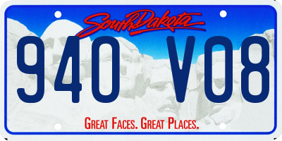 SD license plate 94OV08