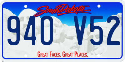 SD license plate 94OV52