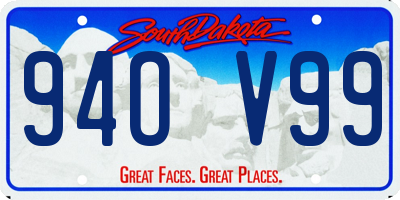 SD license plate 94OV99