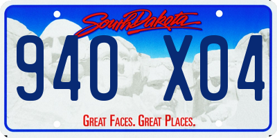 SD license plate 94OX04