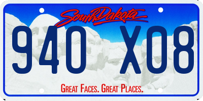 SD license plate 94OX08