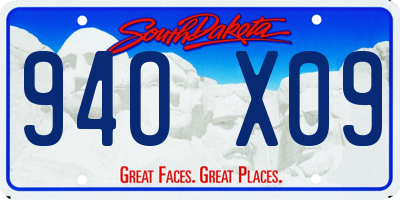 SD license plate 94OX09