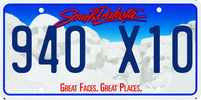 SD license plate 94OX10